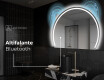 Espelho LED Elegante em Forma de Meia-Lua - Para Casa de Banho W223 #6