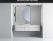 Espelho LED Elegante em Forma de Meia-Lua - Para Casa de Banho D221 #4