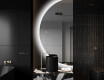Espelho LED Elegante em Forma de Meia-Lua - Para Casa de Banho D221 #9