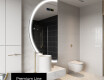 Espelho LED Elegante em Forma de Meia-Lua - Para Casa de Banho D222 #4