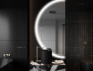 Espelho LED Elegante em Forma de Meia-Lua - Para Casa de Banho D222 #9