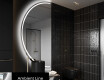 Espelho LED Elegante em Forma de Meia-Lua - Para Casa de Banho D223