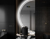 Espelho LED Elegante em Forma de Meia-Lua - Para Casa de Banho D223 #9