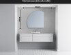Espelho LED Elegante em Forma de Meia-Lua - Para Casa de Banho X221 #4