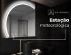 Espelho LED Elegante em Forma de Meia-Lua - Para Casa de Banho X222 #6