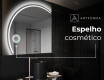 Espelho LED Elegante em Forma de Meia-Lua - Para Casa de Banho X223 #9