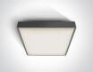 RAFTI N, candeeiro de teto, 16 W, 3000 K, IP65, branco