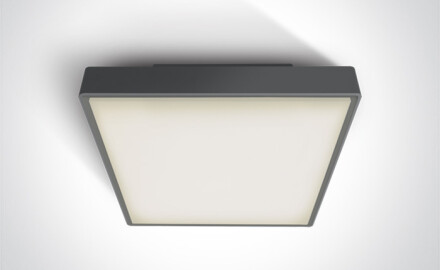 RAFTI N, candeeiro de teto, 16 W, 3000 K, IP65, branco