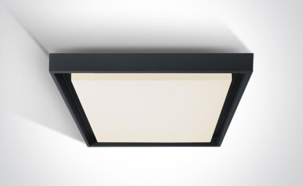 MOULKI candeeiro de teto 30 W 3000 K IP54 branco