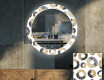 Espelho Decorativo Redondo Com Iluminação LED Para Sala De Estar - Donuts #1