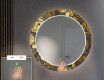 Espelho Decorativo Redondo Com Iluminação LED Para O Corredor - Ancient Pattern #5
