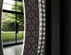 Espelho Decorativo Redondo Com Iluminação Led Para Casa De Banho - Ornament #11