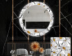 Espelho Decorativo Redondo Com Iluminação LED Para Sala De Jantar - Chamomile #1
