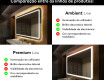 Espelho Para Casa De Banho Com Iluminação LED L146 #2