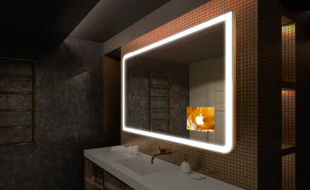 Espelho Para Casa De Banho Com Iluminação LED L146