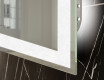 Vertical espelho com iluminação LED L01 para casa de banho #7