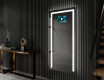 Vertical espelho com iluminação LED L11 para casa de banho #1
