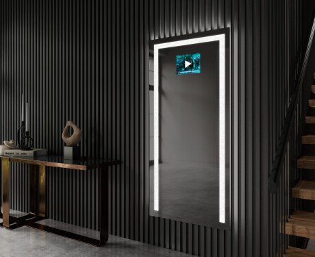 Vertical espelho com iluminação LED L11 para casa de banho #1