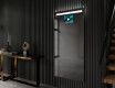 Vertical espelho com iluminação LED L12 para casa de banho