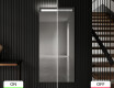 Vertical espelho com iluminação LED L12 para casa de banho #7