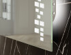 Vertical espelho com iluminação LED L38 para casa de banho #8