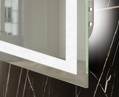 Vertical espelho com iluminação LED L49 para casa de banho #8