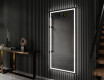 Vertical espelho com iluminação LED L49 para casa de banho #9
