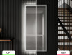 Vertical espelho com iluminação LED L57 para casa de banho #7