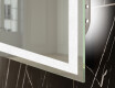 Vertical espelho com iluminação LED L57 para casa de banho #8