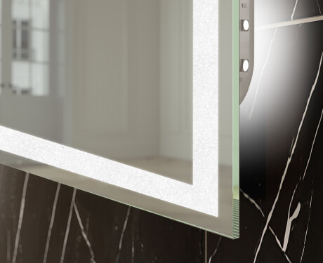 Vertical espelho com iluminação LED L57 para casa de banho #8