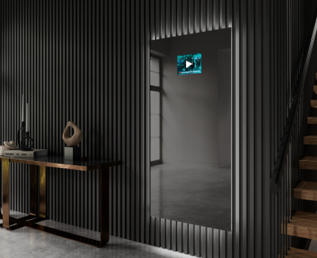 Vertical espelho com iluminação LED L58 para casa de banho #1