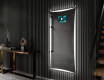 Vertical espelho com iluminação LED L77 para casa de banho #1