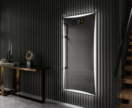 Vertical espelho com iluminação LED L77 para casa de banho #9