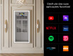 Vertical espelho com iluminação LED L49 para casa de banho #2