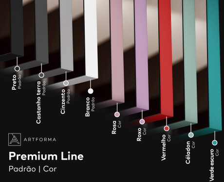 Vertical espelho com iluminação LED L49 para casa de banho #3