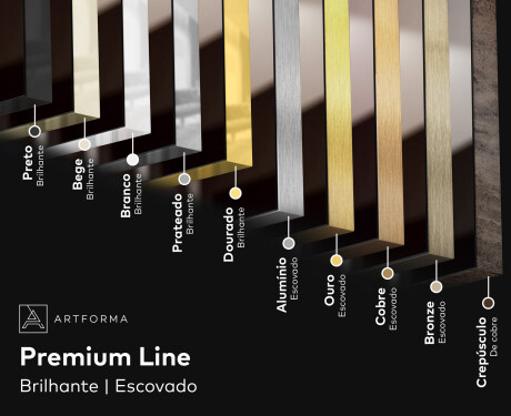 Vertical espelho com iluminação LED L49 para casa de banho #5