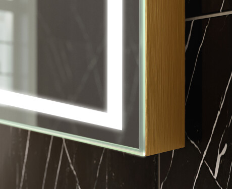 Vertical espelho com iluminação LED L49 para casa de banho #10