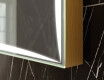 Vertical espelho com iluminação LED L77 para casa de banho #10