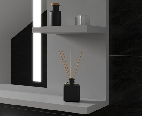 Espelho Com Iluminação E Prateleiras LED L11 #6