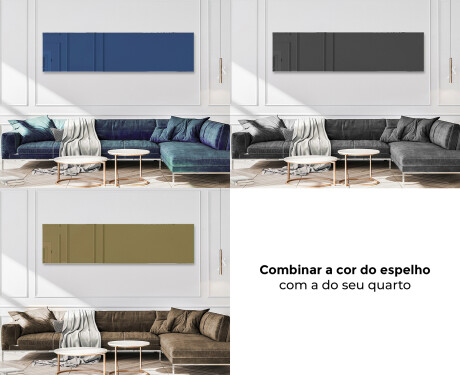 Retangulares parede espelho decorativo L169 #10
