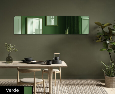 Arredondados parede espelho decorativo L173