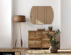 Arredondados parede espelho decorativo L177 #2