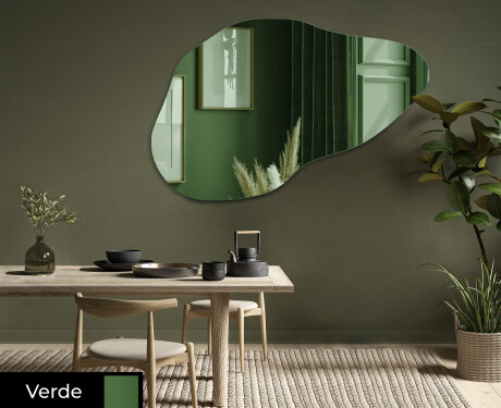 Irregular parede espelho decorativo L180