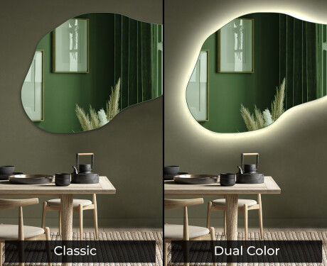 Irregular parede espelho decorativo L180 #9
