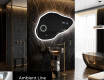 Espelho de Banheiro com LED em Formato Irregular P222 #3