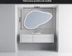 Espelho de Banheiro com LED em Formato Irregular P222 #5