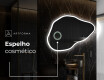 Espelho de Banheiro com LED em Formato Irregular P222 #4