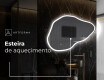 Espelho de Banheiro com LED em Formato Irregular P222 #8