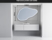 Espelho de Banheiro com LED em Formato Irregular P223 #5