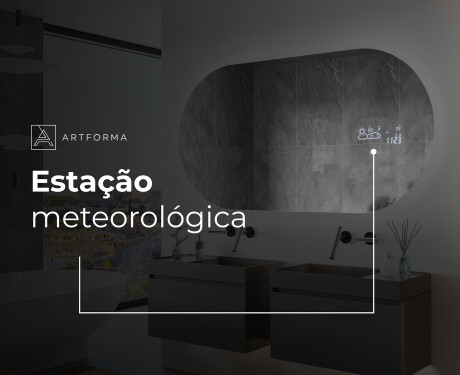 Espelho Para Casa De Banho Com Iluminação LED L229 #7
